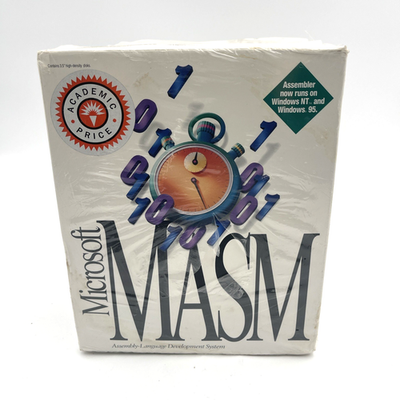Microsoft - MS Macro Assembler V6（ジャンク） NEW Microsoft Macro Assembler MASM v6.11 Assembly-Language