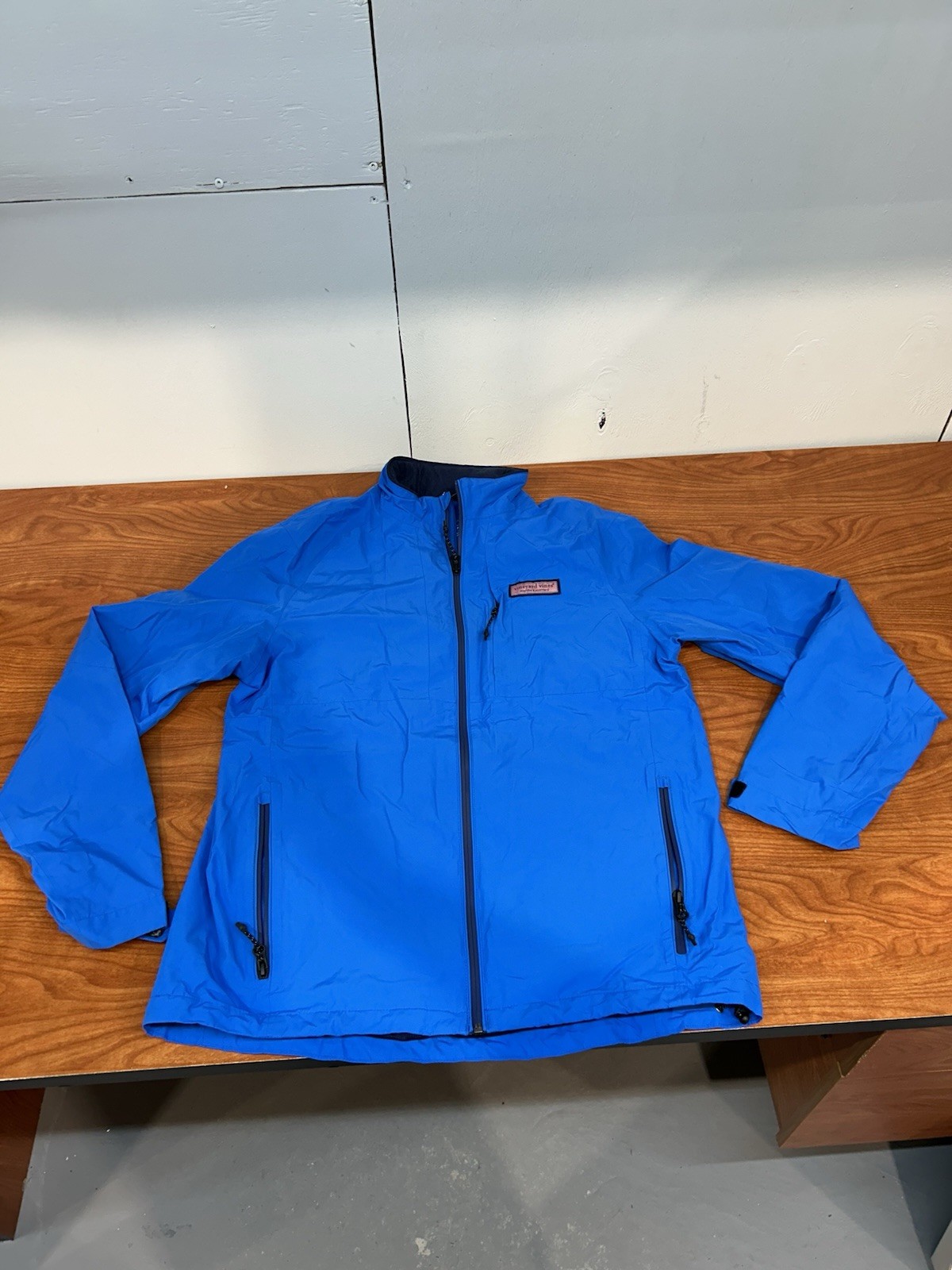 Vineyard Vines Performance Jacket Blue Full Zip W… - image 1