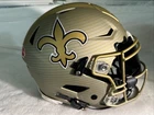 Drew Brees Signed Saints Full Size Helmet SPEEDFLEX HYDRO 3D BUMPERS BAS
