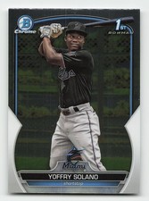 2023 Bowman #BCP-72 Yoffry Solano Chrome Prospects