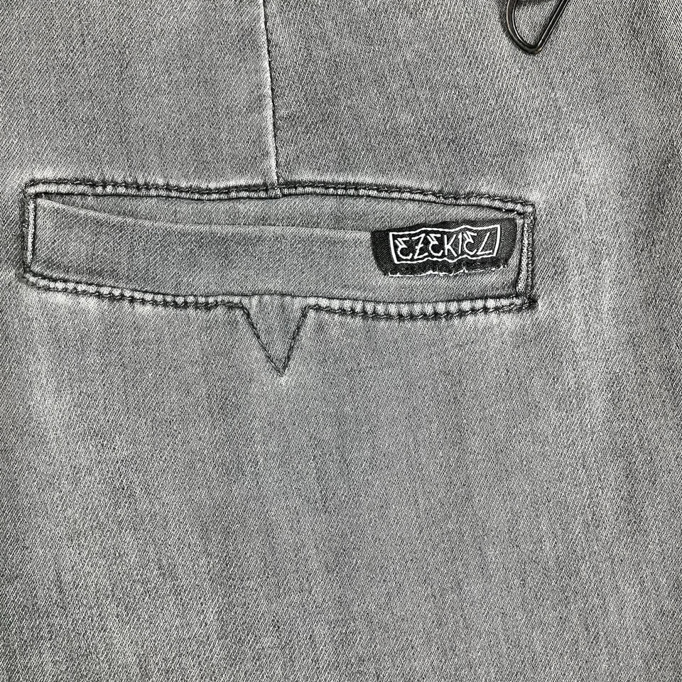 Pantalones chinos elásticos EZEKIEL Bounce para hombre 34W x 32L grises AHORA denim ajuste regular Foto 2 de 4