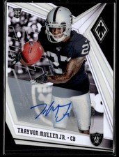 2019 Panini Phoenix #182 Trayvon Mullen Jr. Silver RC Autographed 3301A