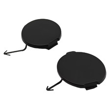 2pcs Front Rear Bumper Tow Hook Cover Cap Fit For Mitsubishi Lancer 2008-2016