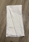 givi lulu flat sheet Queen solid white italy 100% cotton