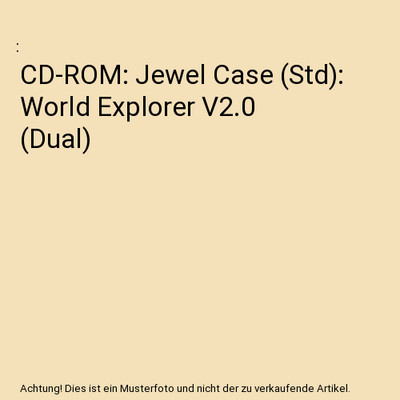 CD-ROM: Jewel Case [Std]: World Explorer V2.0 [Dual]