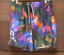 Billionaire Boys Club Shorts Mens M Logo Graphic AOP Elastic Waist Drawstring