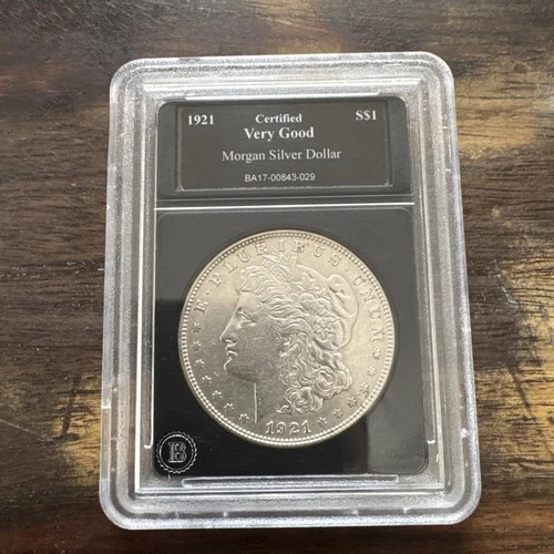 1921 Morgan Silver Dollar Bradford Exchange Very Good
