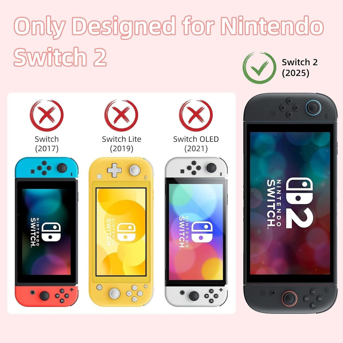 Thumb Grip Caps for Nintendo Switch 2-2025 Version JoyCon Caps