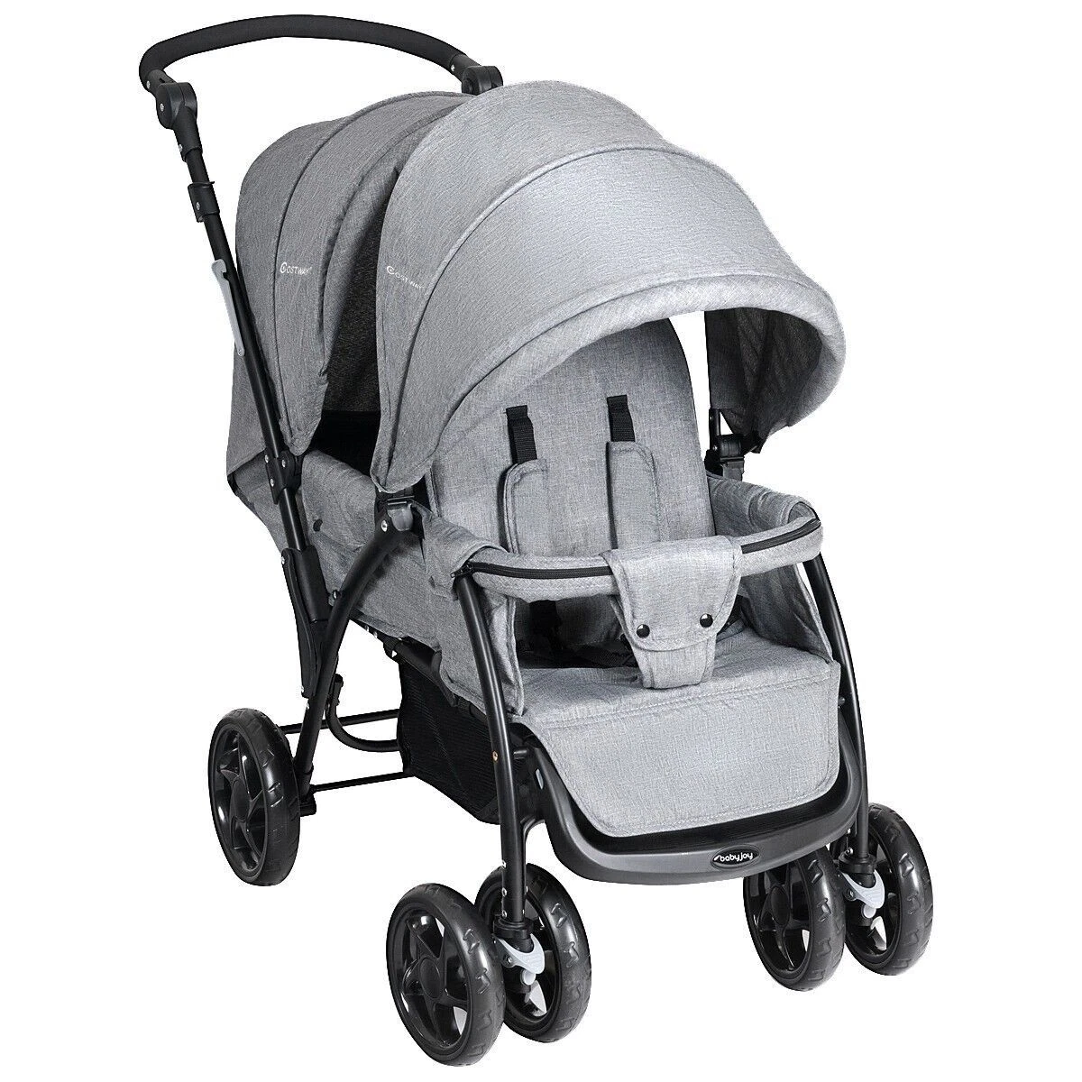 Baby Pram Double Seat Safety Belt Adjustable Backrest Buggy Pushchair Stroller
Opens in a new window