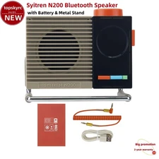 Syitren N200 Bluetooth Speaker Portable Mini Speaker with Battery & Metal Stand