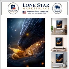 Beginner-Friendly 5D Dragon Diamond Art Kit - Full Drill Wall Decor 12x16