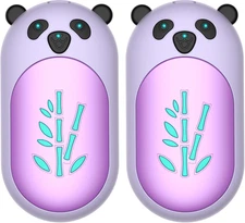 Rechargeable Hand Warmers 6000mAh - 20Hrs Heat, Portable 2 Pack for Outdoors