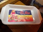 Vintage NOS Fire King 1.5 Quart Green Meadow Casserole Glass Baking Dish