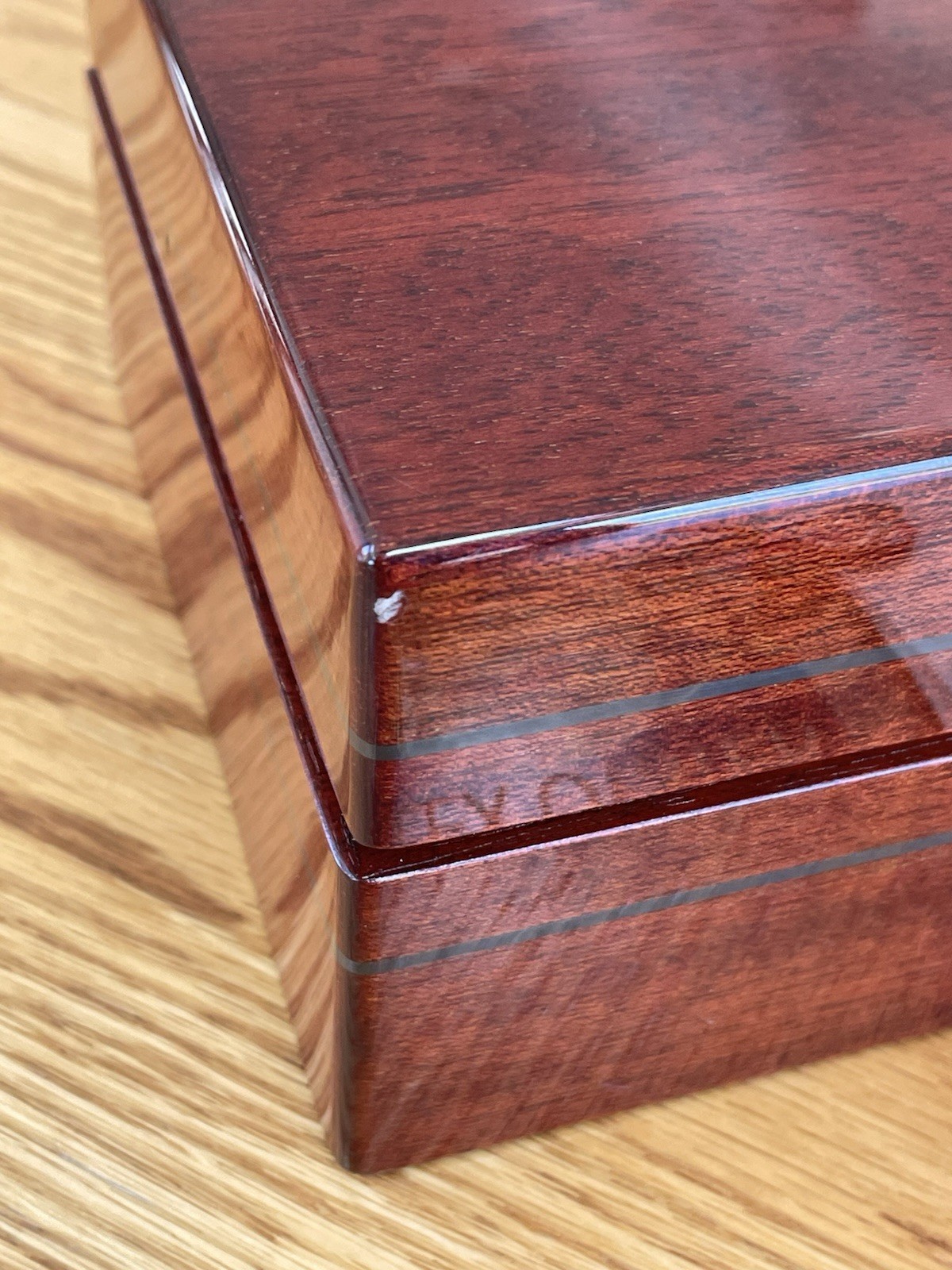 Rolex Vinatge Daytona Mahogany Wood Box Case For Daytonas - Rare Box - 81.00.71