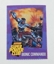 1992-95 Nintendo Power Super Power Club Bionic Commando #17 Card