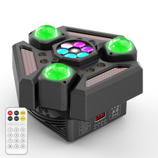 3 Arms 220W LED 4 IN 1 RGBW Laser Moving Head Light Beam Stage Light Effect DMX