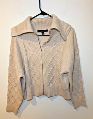Marc New York Andrew Marc XL Sweater Zip-Up Cropped