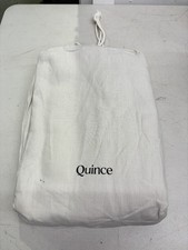 Quince European Linen Duvet Cover in Sand - Size Twin