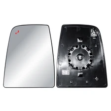 Driver Left Side Door Mirror Glass with BLIS For 10-25 Ford Transit 150 250 350