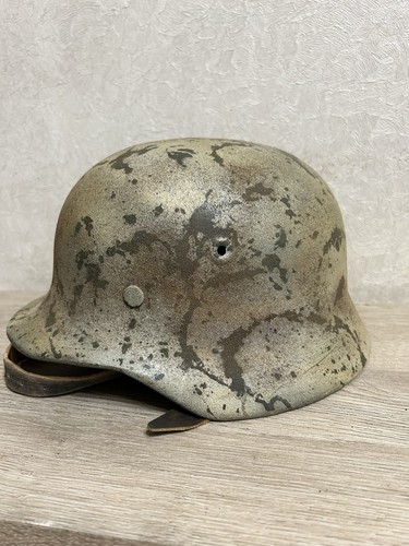 Helmet M40  German Helmet M35 WW2 Combat helmet M 40  WWII size 64 - Afbeelding 3 van 15