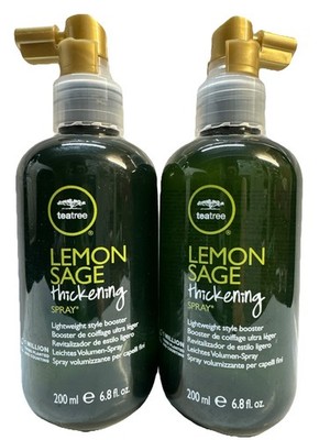 2 tea tree lemon sage thickening spray 6.8oz ea
