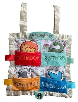 Harry Potter On-The-Go Lovey Baby Blanket Hogwarts Peek A-Boo Pals Stroller Toy