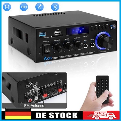1000W Verstärker Stereo Amplifier HIFI Digital Bluetooth FM USB Vollverstärker