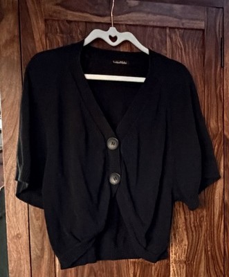 Luisa Viola Strickjacke Schwarz Gr. L