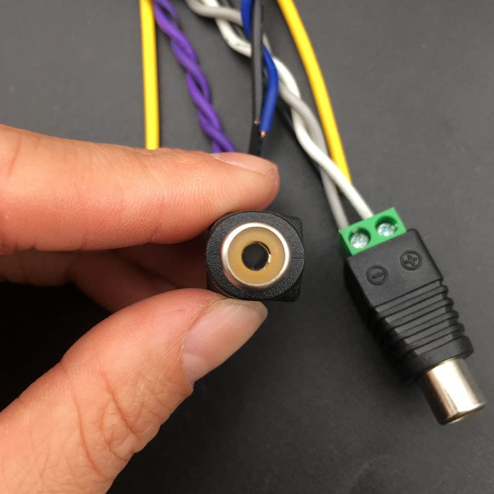 10-Pin Power Harness Plug, RCA, Fits Pioneer TS-WX1210A, TS