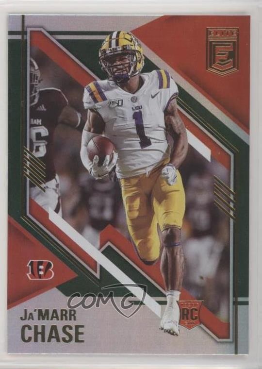 2021 Panini Donruss Elite Rookies Green Ja'Marr Chase #121 et0
