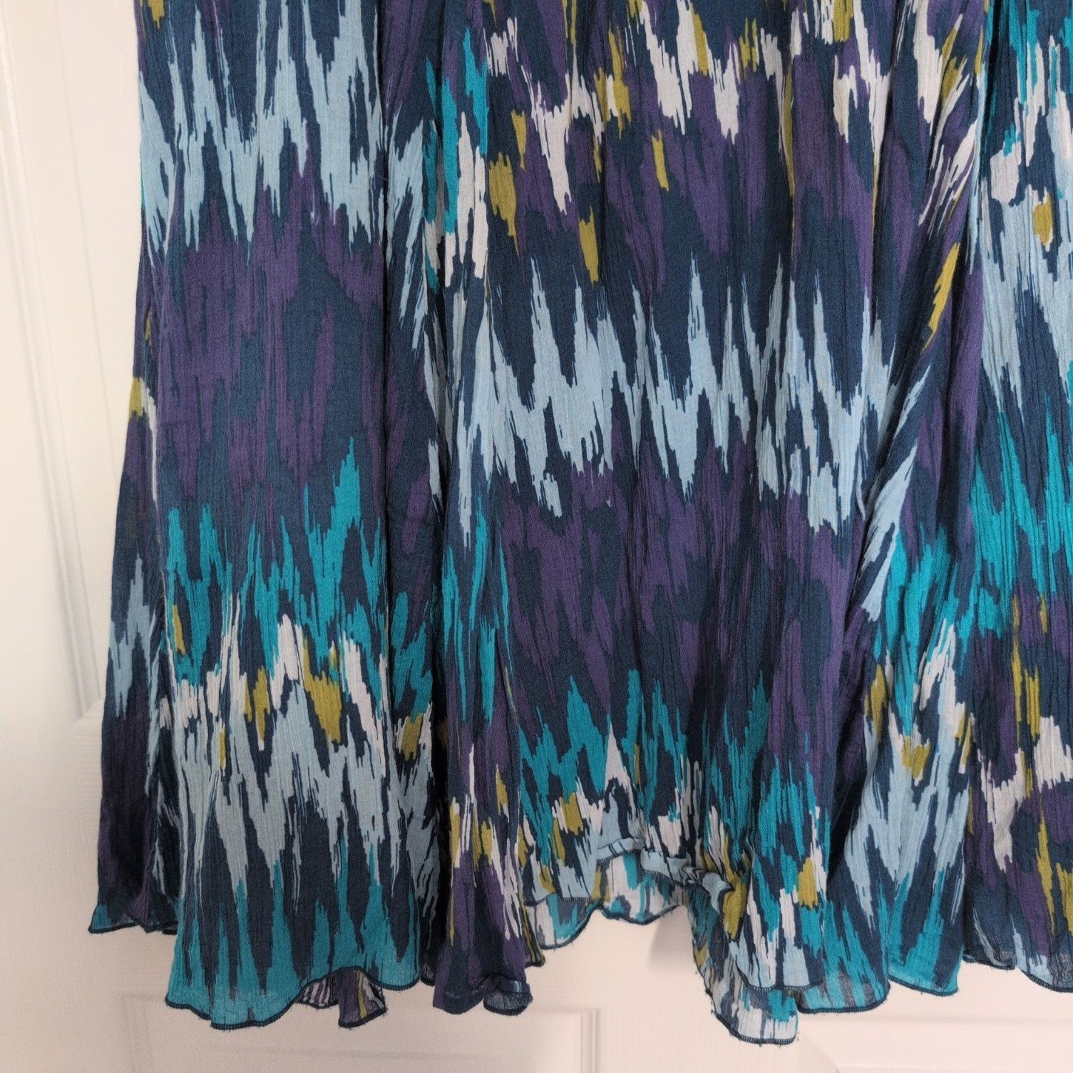 Ruby Rd Geometric Patterned Maxi Skirt Womens Siz… - image 3