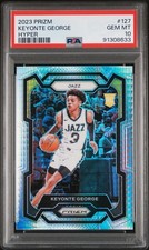 2023-24 Panini Prizm - Keyonte George #127 Hyper Prizm (RC) PSA 10
