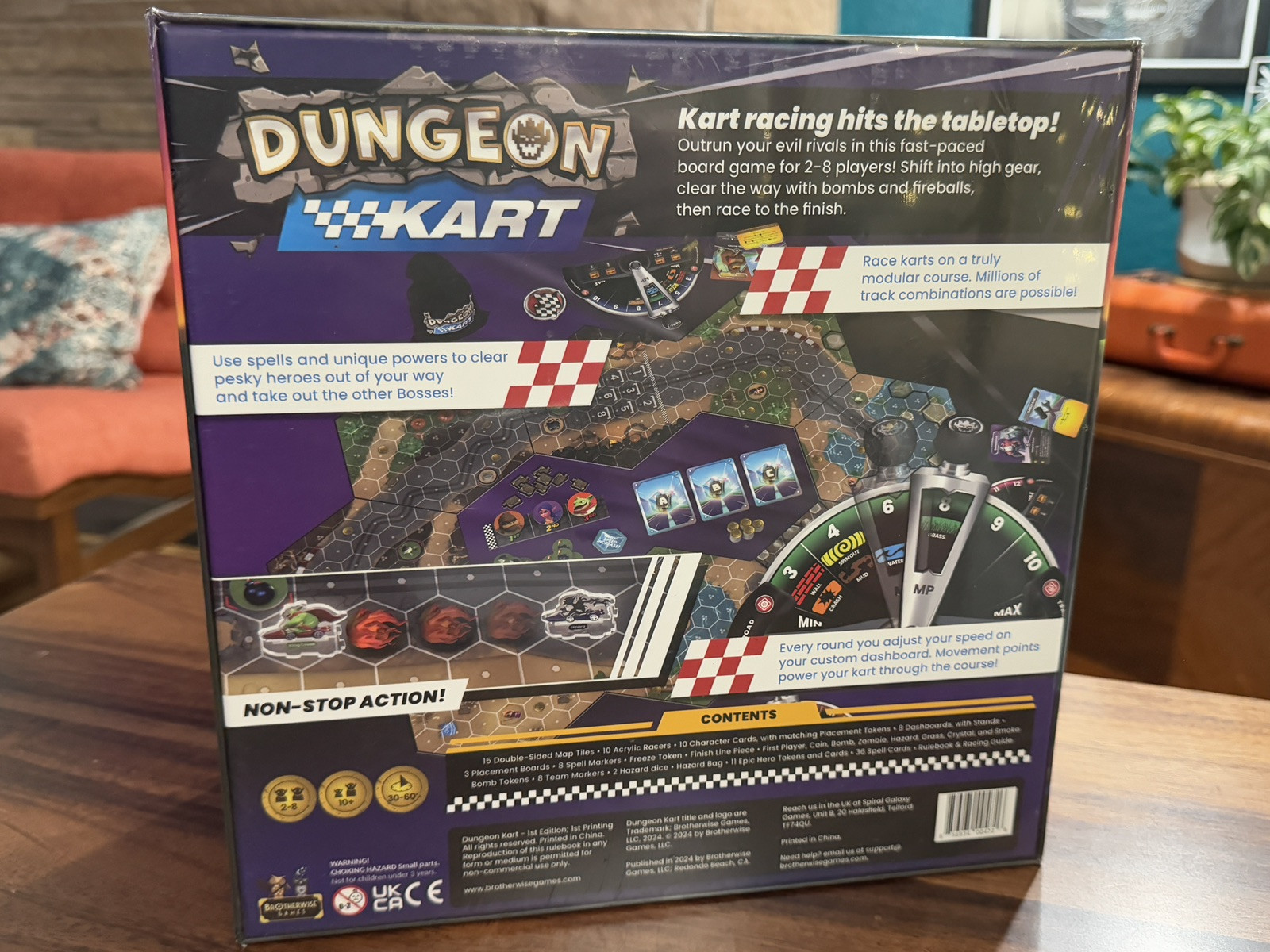 Dungeon Kart Board Game | Fast-Paced Racing Adventure NIB SEALED