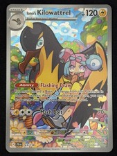Pokemon TCG Journey Together Iono's Kilowattrel 163/159 Illustration Rare NM on eBay