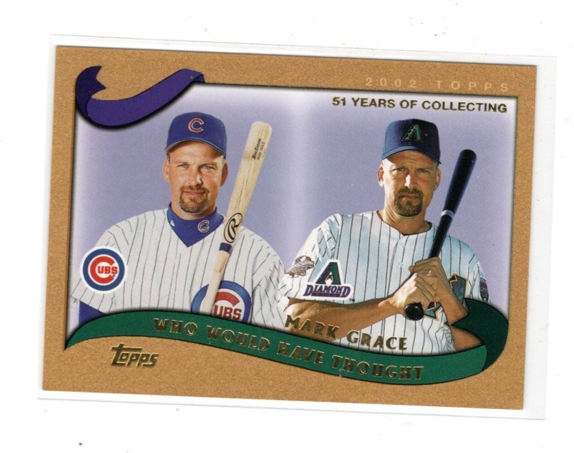 2002 Topps Traded Who Would Have Thought Gold #14/2002 Mark Grace #T272