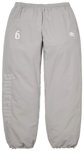 Supreme Umbro Rhinestone Grey Track Pants