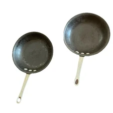 Lot of Two Vtg. Calphalon Commercial Cookware Anodized Frying Pans 7.5" Skillets