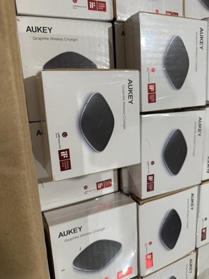 AUKEY LC-C5 Graphite Ultra-compact Wireless Charging Pad - USB C -price For Box