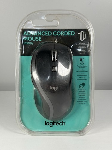Logitech M500s Advanced kabelgebundene 7-Tasten-Maus - Graphit (910-005783)