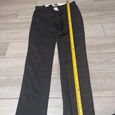 J. Crew Factory Flex Slim Fit Brushed Cotton Blend Chino in Charcoal 32x32 BK737