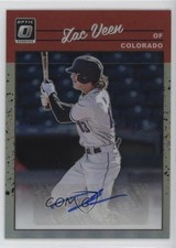 2023 Panini Donruss Optic Retro 1990 Signatures Holo Prizm Zac Veen Auto 6ks