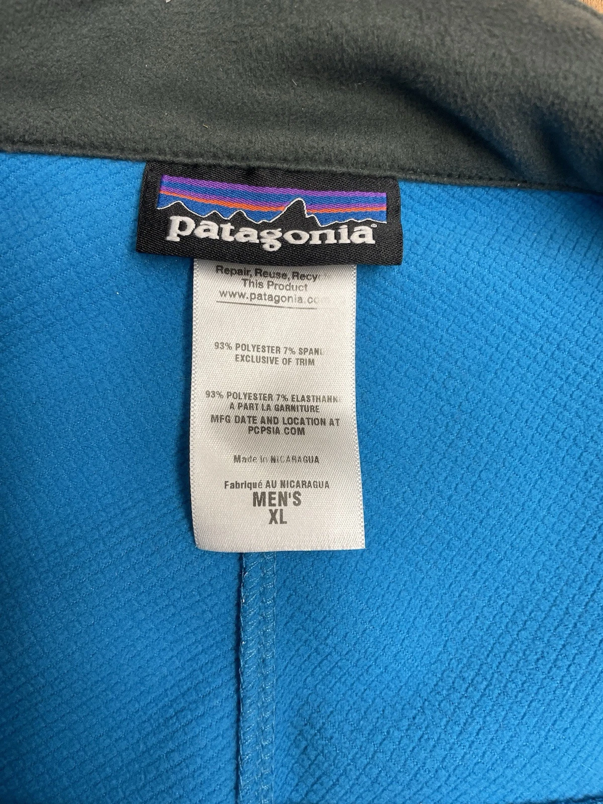 patagonia adze polartec hiking outdoor full zip jacket