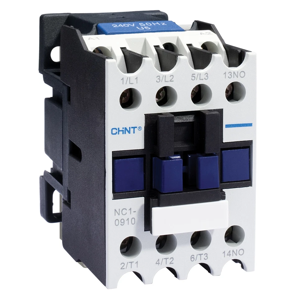 NC1-0910-24V Chint Schütz 24V 9A/4kw AC3 3P 3 Hauptpol + 1 ohne Aux - Bild 1 von 1