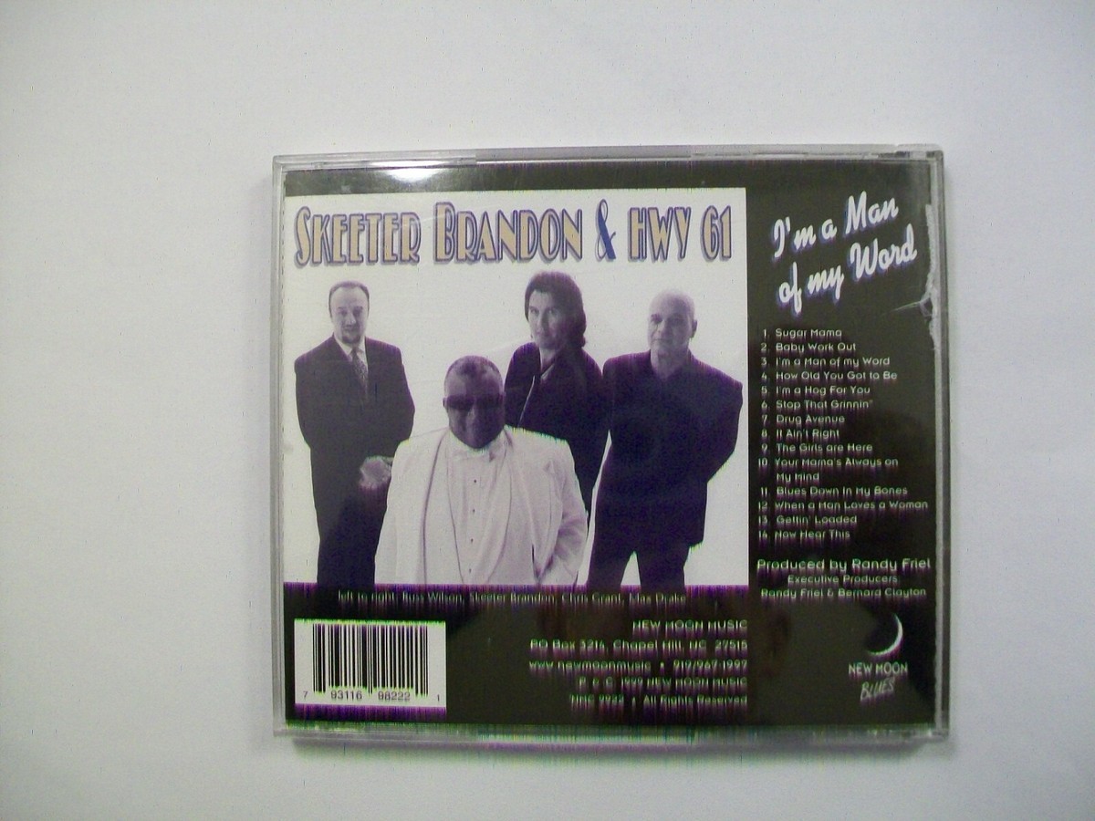 CD Brandon, Skeeter Im a Man of My World  NMC9922 New Moon Blues 未開封 /00110 I'm a Man of My Word by Skeeter Brandon & HWY 61 (CD,1999, New