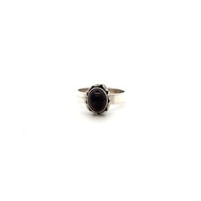 Sterling Silver Oval Garnet Ring Stone 7 x 9mm