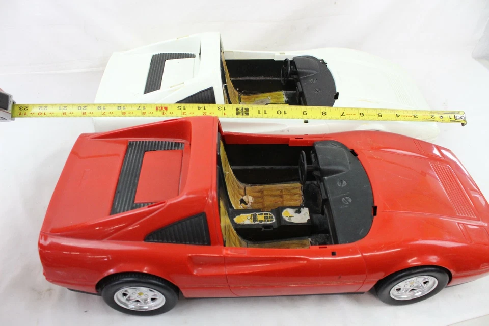 2 винтажные 1986 Mattel Мексика кукла Barbie белый красный FERRARI спортивный автомобиль 21» редкая - Изображение 2 из 4