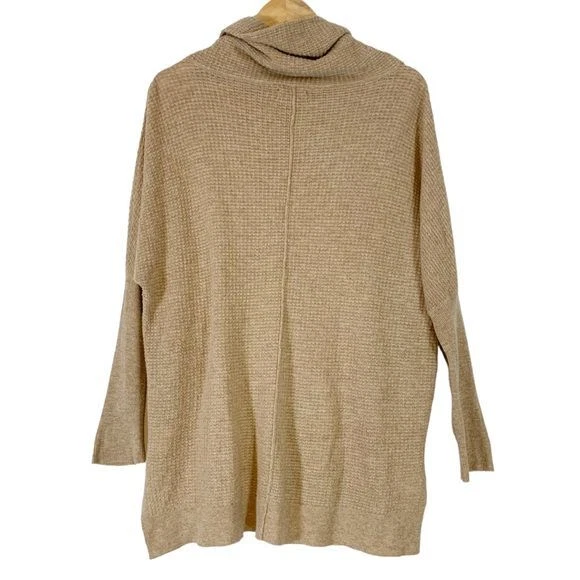 Suéter de cachemir Love Token para mujer tejido con capucha cuello talla mediana Foto 2 de 4