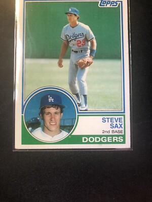 スポーツ選手 97BBM Baseball Cards 1983 Topps Baseball Card #245 Steve Sax | eBay