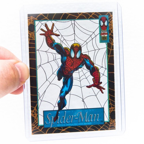 Tarjeta de animación suspendida Fleer Marvel 1994 Spider-Man # 10 | acetato | ¡S&H gratis! - Imagen 10 de 12