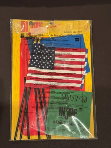GI Joe Action Marine 40th Anniversary Flags Set 2004